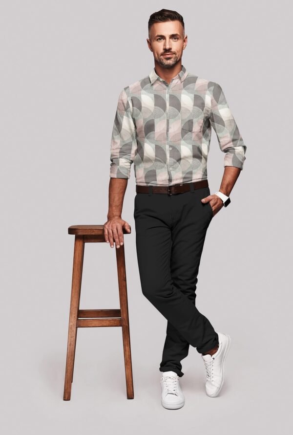 Digital Printed Full Sleeves Shirt - Image 3