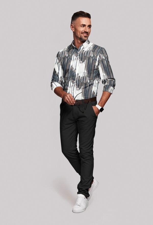 Digital Printed Full Sleeves Shirt - Image 3