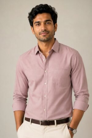 Dusty Pink Premium Oxford Cotton Shirt