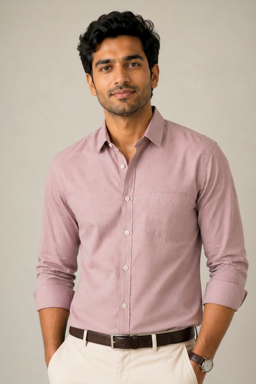 Dusty Pink Premium Oxford Cotton Shirt